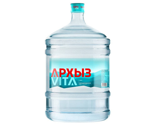 Горная природная питьевая вода 3+ "Архыз Vita" 19 литров